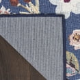 thumbnail image 3 of Nourison Nourison Washables 3' x 5' Navy Multicolor Vintage Indoor Non-Slip Flatweave Rug, 3 of 7