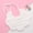 White, variant on HAOTAGS Newborn Baby Cute Teething Bib Saliva Towel Solid Color Cotton Gauze Frenulum White Size One Size