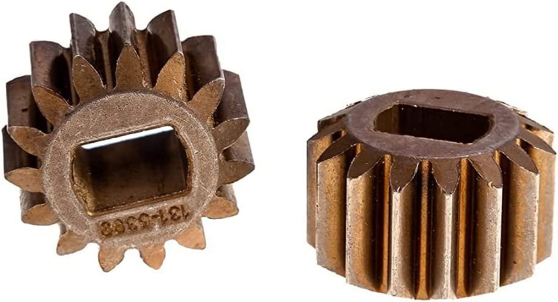 Toro Genuine OEM Wheel Kit 2-130-6714 Drive Wheels & 2-131-5399 Pinions 22in Recycler Lawn Mowers 20353 20355 20357 20960 20964 20965 21766 21767 21768 (Also Fits Hayter CODE345A CODE346A, Black Gray