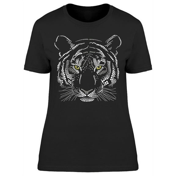 Design Of Tiger Face  T-Shirt Women -Image by Shutterstock, Female x-Large