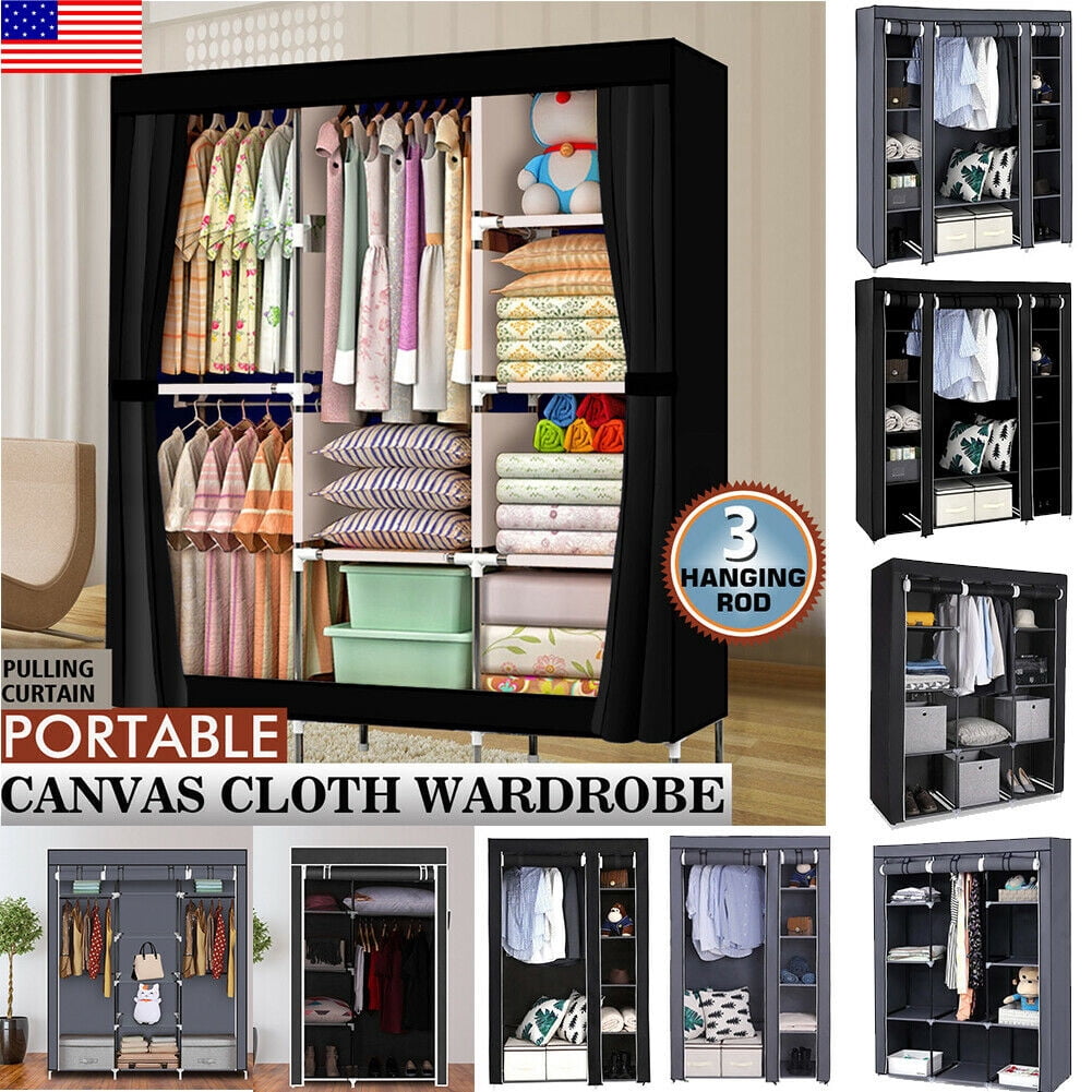 Simple Houseware Freestanding Cloths Garment Organizer Closet with
