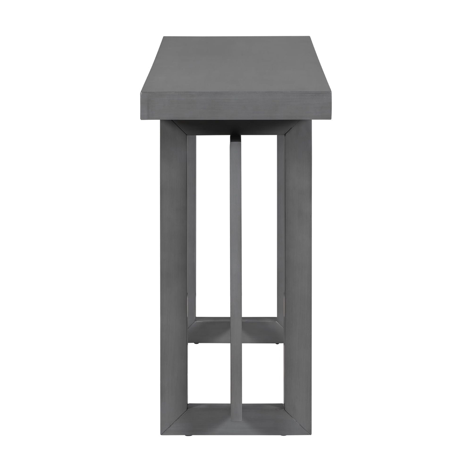 Harper & Bright Designs Wood Narrow Console Table , Extra Long Entryway Table for Hallway and Entryway , Dawn Grey