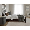 thumbnail image 3 of AFI Quincy Queen Solid Wood Low Profile Platform Bed with Matching Footboard, Walnut, 3 of 11