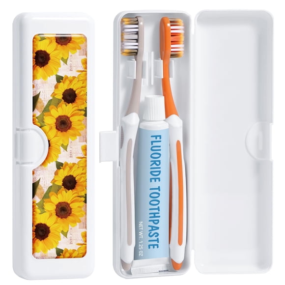 Estuche de viaje para cepillo de dientes Gerkia con diseño colorido