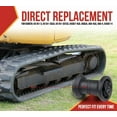 thumbnail image 5 of 2 Pack Forged RD441-21702 Lower Roller Track Loaders for Kubota Mini Excavators Replaces KX161-3, KX161-3SCA, KX161-3STCA, KX057-4CA, KX057-4 Sunbelt Track Frame, 5 of 10