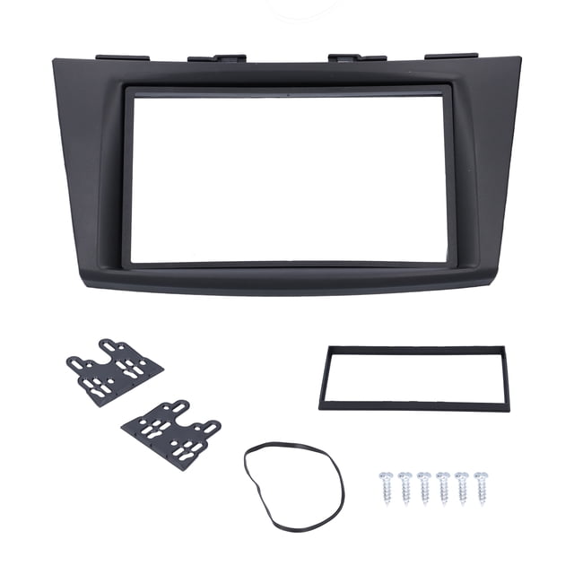 2Din Control central DVD Fascia Radio estéreo Panel de navegación embellecedor de marco apto para Suzuki Swift 2012
