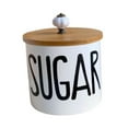 thumbnail image 3 of GROWTH TANK Ceramic Storage Container with Lid Airtight Coffee Container for Living Room 800ml yellow lid, 3 of 9