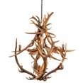 thumbnail image 3 of Meyda Tiffany 212275 Antlers 10 Light 55" Wide Antler Candle Style Chandelier - Copper, 3 of 6