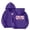 Dark Purple, variant on Bobifish Toddler Girls Hoodies Letter Printed Hooded Sweatshirts Comfortable Long Sleeve Pullover Hoodies With Pockets Comfortable Preppy Tops,Size 3-4T