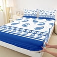 thumbnail image 3 of Castle Fairy Boys Girls Bohemian Paisley Full Size Sheets,Traditional Flower Bed Sheets, 3 of 7