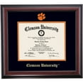 thumbnail image 1 of OCM Diploma Frame for Clemson University, 16" x 18" Diploma Certificates Frame, Embossed Black/Orange Mat, 1 of 5
