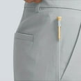 thumbnail image 5 of cocolona Mens Shorts Summer Casual Button Work Shorts Outdoors Hiking Shorts Loose Solid Color Business Suit Shorts, 5 of 6