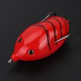 thumbnail image 4 of Señuelos de pesca artificiales realistas, forma de rana de silicona, cebos suaves, accesorio para aparejos (rojo), 4 of 8