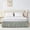 Light Gray, variant on U-NICE HOME Queen 14" Drop Wrap Around Bed Skirt - Elastic Pleated Wrinkle Resistant, White