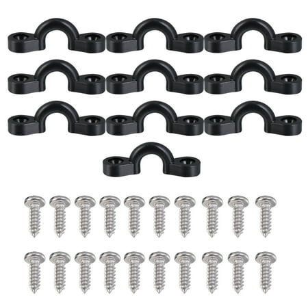 MLINS Reel Scupper Kayak Handle Buckle with Screw Cover Accessories Deck Rope