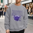 thumbnail image 4 of Mens Football Plus Size Hoodies Pullovers Fashion Sweatshirts Holiday Logo Print Clothing Tops Hop Oversized Sweatshirts School Outfits for Teachers, 4 of 4