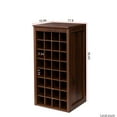 thumbnail image 7 of Modular 32 Wine Cabinet - Brown Walnut Buffet For Aficionados Contemporary Design, 7 of 7