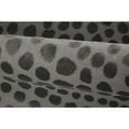 thumbnail image 4 of 8' Gray Silver And Ivory Abstract Stain Resistant Runner Rug, 4 of 7