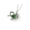 silver, variant on Gold & Silver Heart Peanut Birthstone Necklace I Love You Forever Pendant Jewelry for Women