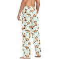 thumbnail image 6 of HPINK-T Cute Red Panda Men's Cotton Pajama Pants Soft Comfy Sleep & Lounge Pants Pjs Bottoms with Pockets, 6 of 7