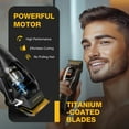 thumbnail image 2 of SUPRENT Cortapelos inalámbricos para hombres – Juego de cortapelos y recortadores profesionales, kit de corte de pelo inalámbrico para familia, juego de cortapelos y barba recargable para hombres con, 2 of 5
