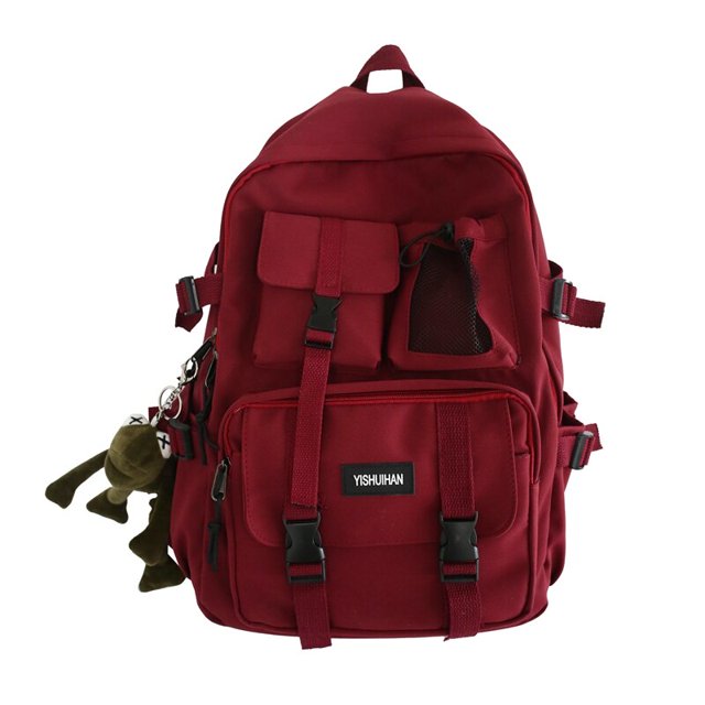 Mochila escolar antirrobo de nailon para mujer, morral informal de viaje, Mochila coreana, color negro, 2023 xuanjing unisex