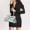 thumbnail image 2 of LHSHID Shiny Women Handbag Patent Leather Bowknot Purse Charm Glossy Top-Handle Satchel Tote Fashion Shoulder Bag, 2 of 7