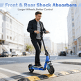thumbnail image 2 of Electric Scooter for Adults - 350W Motor 10" Solid Tires, up to 19MPH E-Scooter with Dual Suspension, 2 of 6