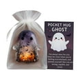 thumbnail image 2 of Ghost Pocket Cards, Cute Pocket Comfort Ghosts: A Hug in Your Pockets, Emotional Grief Support Halloween Themed Pockets Ghost Hug Tokens, Healing Symbolism and Memory Keeper, 2 of 6