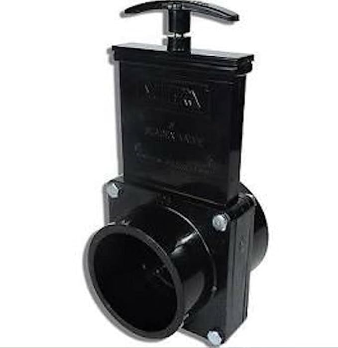 3" Dump Valve RV Drain Sewer Waste Valve Assembly 3" Hub 3" Spigot