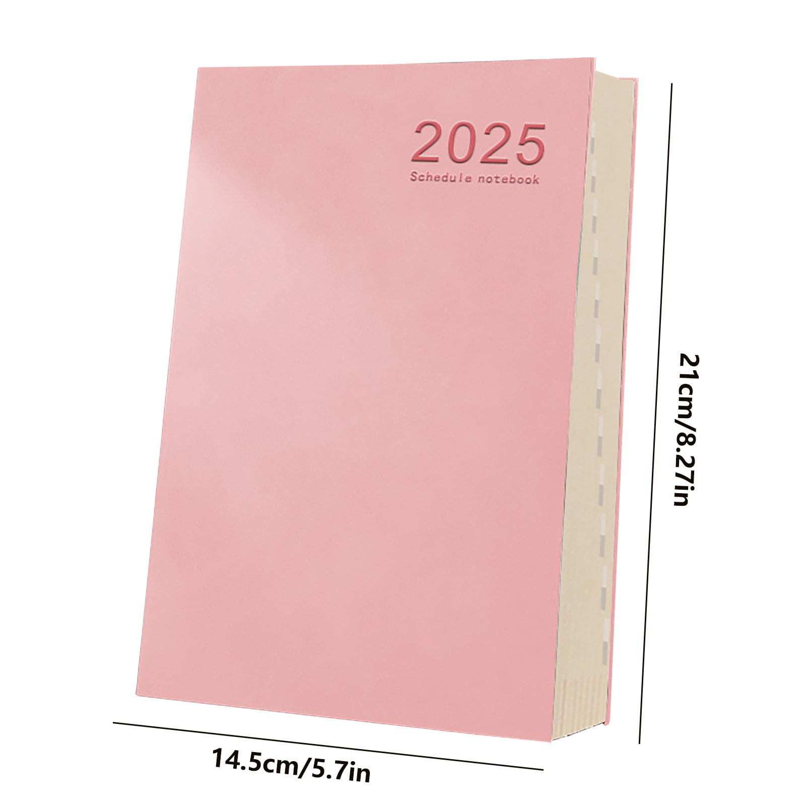 Weekly Planner Notebook Hardcover Calendar Planner With Monthly Tab 80Gsm Thick Paper Daily Planner 365-Day Office Plan