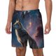 thumbnail image 1 of Fotbe Night Sky Wolf Traje de Baño para Hombre – Shorts de Natación de Secado Rápido con Forro y Bolsillos-Small, 1 of 6