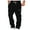 Black, variant on Men's Pocket Casual Straight-Leg Pants Tracksuit Pants Full Length Pants Fashionable Men's Trousers Cool Activewear for Gentlemens Today Sales Gray,L
