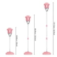 thumbnail image 3 of Light Up Bubble Torch Lamp, 47 Inch Adjustable Height Rechargeable Standing Bubble Blower with Lights and Music, Ideal for Outdoor Garden Patio Wedding Party Event Decor (Pink), 3 of 9
