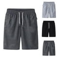 thumbnail image 6 of CENL Men Cargo Shorts Elastic Waist Thin Loose Pocket Outwear Keep Cooling Drawstring, 6 of 6