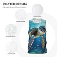 thumbnail image 3 of Rocae Watercolor Turtle4 for Men's Basketball Jersey Lightweight and Breathable Athletic Tank Top,Quick-Drying Sports Jersey Medium, 3 of 9