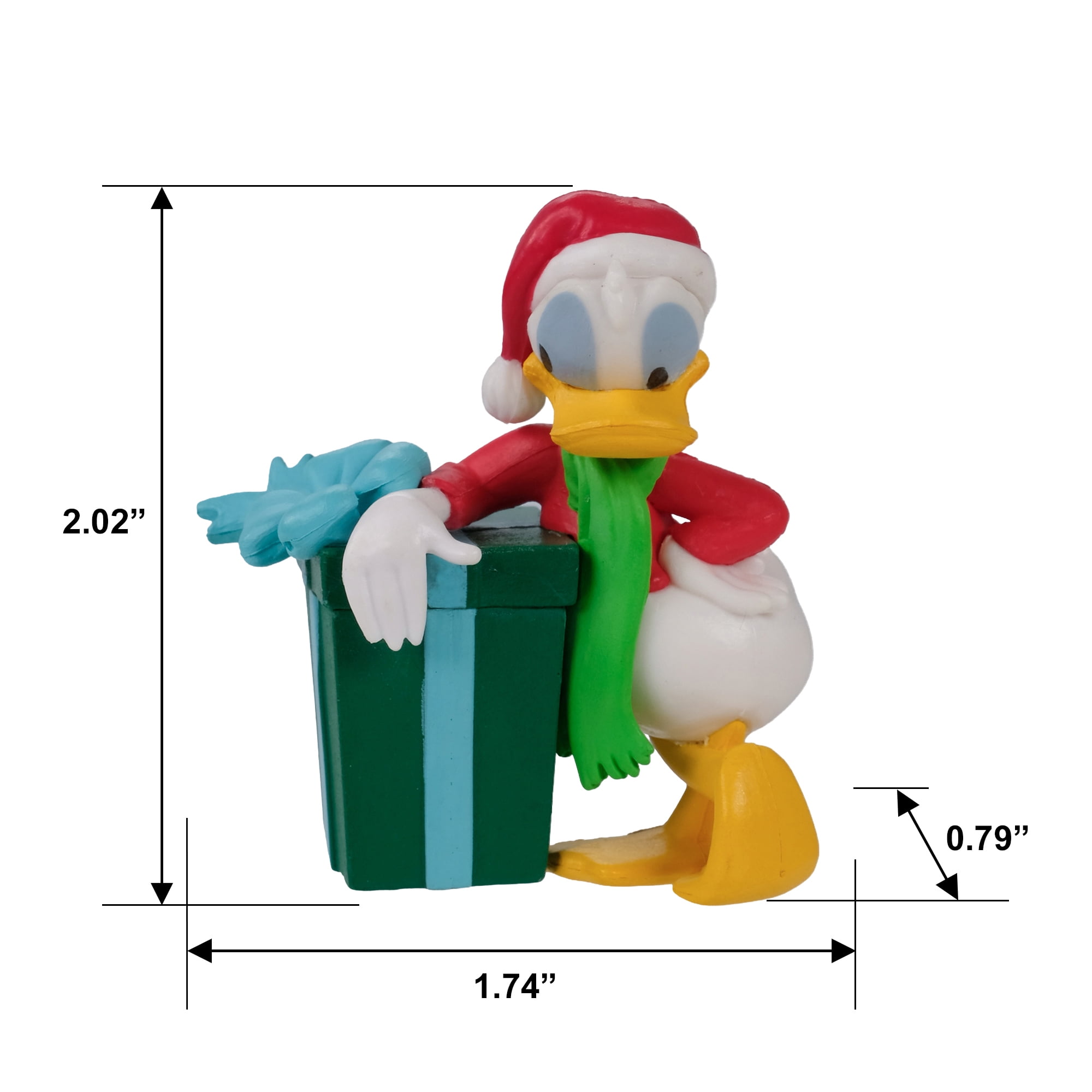 Disney Donald Duck Holiday Gift Box Village Piece
