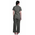 thumbnail image 4 of Moomaya Pyjama pour Femmes Ensemble de Pj Chemise de Pyjama en Coton Imprimé à Boutons Tenue de Nuit, 4 of 6