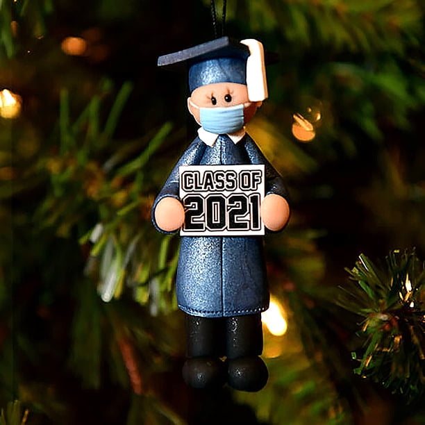 Xihbxyly Adorno de Graduación, Decoración Conmemorativa de La Clase de 2021, Ideal para Familiares o Amigos, Celebración de Logros Académicos, Perfecto para Graduados Universitarios, 1 Pieza Decorati