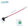 thumbnail image 3 of Unique Bargains 5 Set Universal Car Fuse Tap and Circuit Adapters 12V with 30A Blade Type Fuses, 3 of 8
