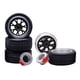 thumbnail image 4 of 2x4x Reemplazo RC Ruedas Neumáticos RC Coche Neumáticos Para Camiones Accesorios Negro, 4 of 8