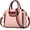 Pink Red, variant on Purses and Handbags for Women Ladies Leather Tote Shoulder Bags Satchel Top Handle Satchel Purse in Pretty Color Combination