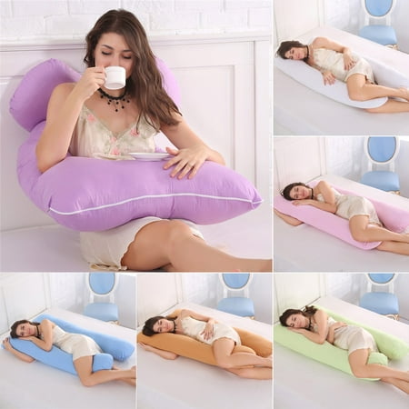 Multi-function U Shape Body Pillow Pregnancy Comfort Support Cushion Sleep Pregnancy Pillow Detachable (Best Pregnancy Sleeping Pillow)