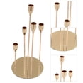 thumbnail image 4 of Candelabros Cónicos Dorados, Candelabros De Diferentes Alturas Para El Hogar ANGGREK Cocina, Decoración y Otros, 4 of 5