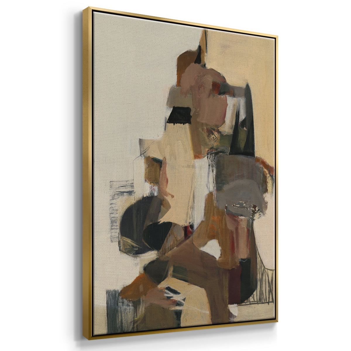 Mesa Grande Framed Premium Gallery Wrapped Canvas - Ready to Hang - 27 x 41 - Gold Floating Frame