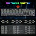 thumbnail image 3 of POINTERTECK Clavier de Jeu Mécanique pour Machine à Écrire Clavier Rétro en Métal Rétroéclairé RVB 104 Touches Clavier Filaire Anti-Fantôme pour PC Portable Gamer, 3 of 12