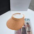 thumbnail image 4 of CSChome Linen Hat Unisex Adjustable Hat - Empty Top Wide Brim UV Protection Breathable, 4 of 7
