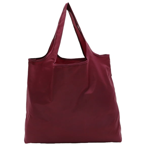 ifundom Dark Red Reusable Grocery Tote Bag Heavy Duty Oxford Cloth Shopping Bag
