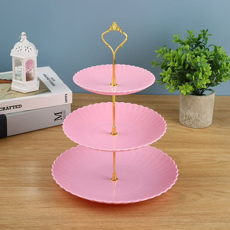 Set of Pieces Cupcake Stands Plastic Dessert Stand Cupcake
