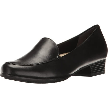 

QUIETTCEX Womens Monarch Slip-On Loafer Black 7.5